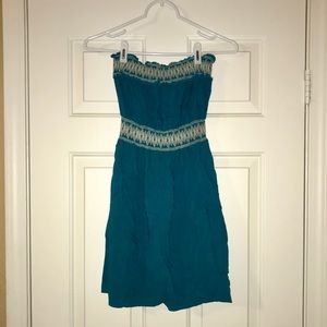 Charlotte Russe Strapless Dress/Swim Cover-Up